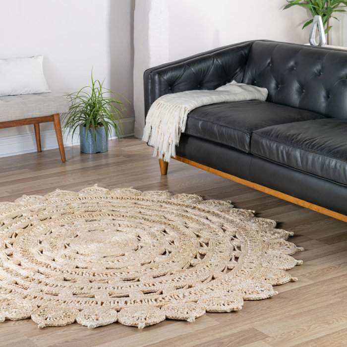 Bungalow Rose Nysean Handmade Jute/Sisal Beige Rug & Reviews Wayfair